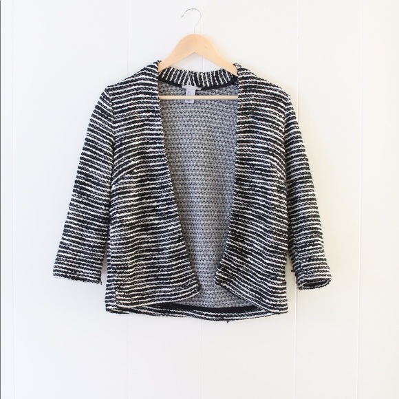 H&M Lightweight Tweed Cardigan Jacket - Picture 4 of 8